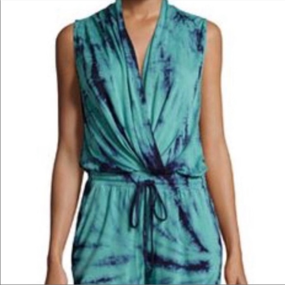 Young Fabulous & Broke Pants - Young Fabulous and Broke Teal Daydream Romper Size XS